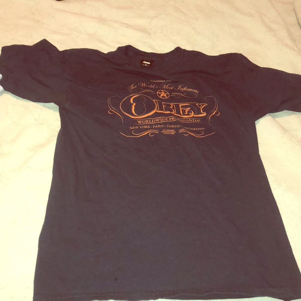 Obey Navy T-shirt